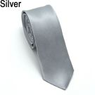 Adult Gatsby-style silver tie rolled presentation