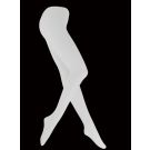 Adult white opaque pantyhose for 70s disco costumes