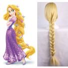 Adult Tower Princess Wig - Long Golden Braided Tower Princess Costume Hair - alternate view