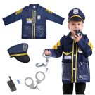 Police officer role-play set showing jacket back with POLICE print