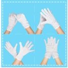 Short White Gloves tt1183