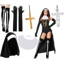5PCS Nun Costume Set 