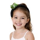 Kids Dinosaur Headband - Plush Green T-Rex Character Costume Accessory - alternate view