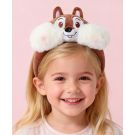 Kids and Adults Chipmunk Headband with Fluffy Cheeks - Woodland Animal Costume Accessory - alternate view