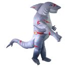 Grey shark carry me inflatable costume tt2040