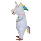 Ladies Inflatable White Unicorn Adult Costume tt2105white
