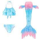 Girls Mermaid Tail Swimsuit Bikini Set tt2107