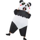Kids Inflatable Panda Costume - Giant Animal Mascot Suit with Fan - alternate view