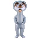 Kids Inflatable Sloth Costume - Animal Mascot Suit with Battery Fan - alternate view