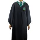 Kids Wizard Student Robe - Green House Serpent Costume with Hood - alternate view 4