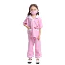 Womens Vet Costume - Pink Veterinarian Dress-Up Outfit with Mask - alternate view 6