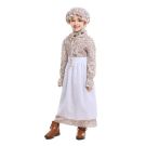 Girls Victorian Maid Costume - Historical Dress with Apron and Bonnet - alternate view 3