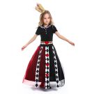 Girls Alice in Wonderland Queen of Hearts Costume tt3152