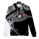 Anime Ninja Masked Ninja hoodie showing all-over sublimation print with Konoha symbol