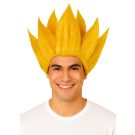 Gold Spiky Anime Warrior Wig - Cosplay Accessory - alternate view