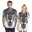 light Viking Tattoo 3D Printed T-Shirt tt3232-3