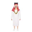Kids Arab Sheikh Costume - Desert Prince Outfit with Headwear - alternate view 3