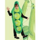 Kids Pea Pod Costume Tunic - Green Vegetable Novelty Dress-Up - alternate view
