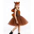 Kids Camel Tutu Costume with Hump and Headband - alternate view