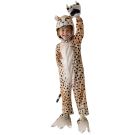 Kids Leopard Costume Jumpsuit with Hood and Paws - alternate view