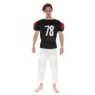 Football Player Costumes - Mens American Football Player Halloween Fancy Dress Adult Costume