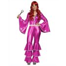 70s ABBA Dancing Dream Disco Jumpsuit vb3082newpink