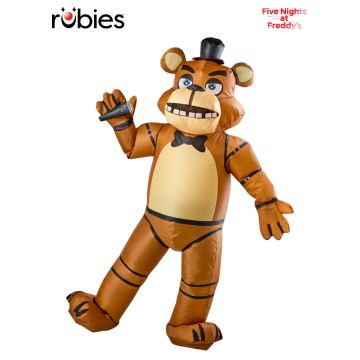 Adult Freddy Fazbear Inflatable Costume - Five Nights at Freddy's FNAF Horror Character Suit