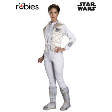 Womens Princess Leia Hoth Costume - Star Wars Rebel Jumpsuit
