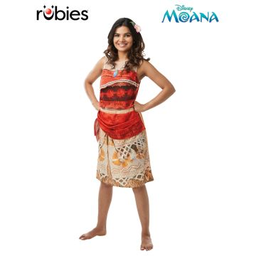 Adult Moana Costume - Disney Polynesian Princess 2-Piece Dress