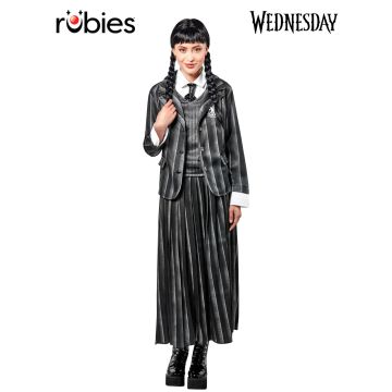 Adult Wednesday Addams Nevermore Academy Costume - Deluxe 3-Piece Set