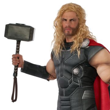 Adult Thor Hammer Costume Accessory - Marvel Mjolnir Replica Prop