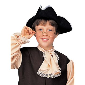 Kids Colonial Boy Costume - Tricorn Hat Vest Breeches Historical Outfit