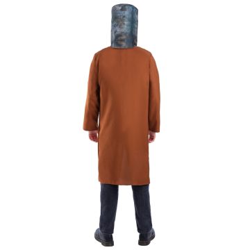 Adult Ned Kelly Bushranger Costume - Australian Outlaw Armor Jacket & Helmet Set