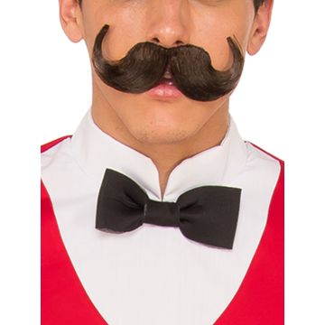 Adult Bartender Costume Kit - Old West Saloon Barman with Mustache