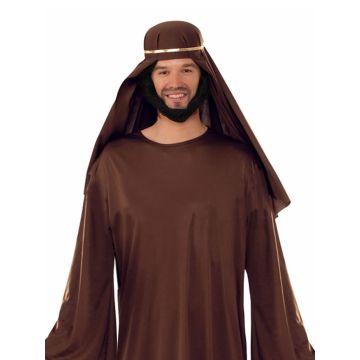 Adult Wise Man Biblical Robe Costume - Brown Three Kings Nativity Outfit