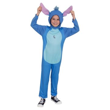 Kids Stitch Costume - Disney Lilo & Stitch Blue Alien Jumpsuit
