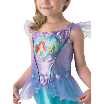 Girls Disney Princess Ariel Mermaid Costume Dress - The Little Mermaid
