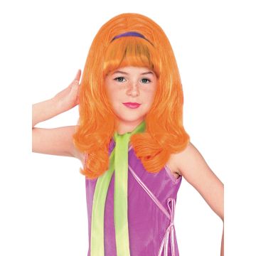 Girls Daphne Blake Costume - Scooby-Doo Purple Dress with Wig & Accessories