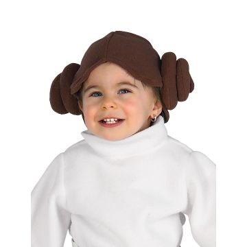 Toddler Princess Leia Star Wars Costume with Wig - White Dress & Belt Set