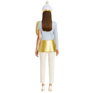Adult Teapot Costume with Lid Hat - Novelty Tea Party Character Tabard