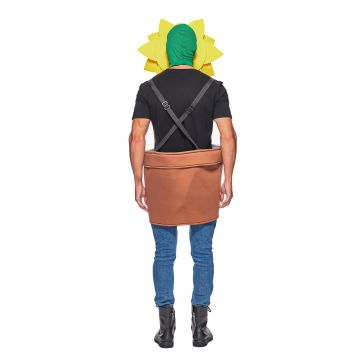 Adult Sunflower in Flowerpot Costume - Novelty Garden Plant Outfit