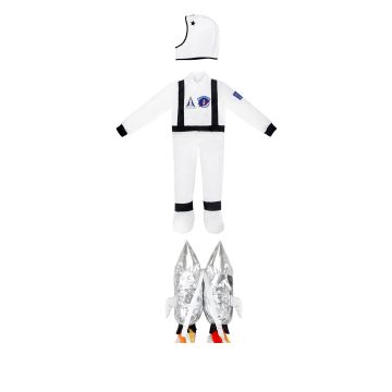 Kids Astronaut Costume with Helmet and Jetpack - Space Explorer Suit