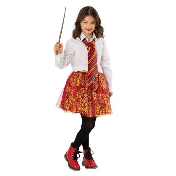 Girls Harry Potter Gryffindor Tutu Skirt - Maroon & Gold House Costume