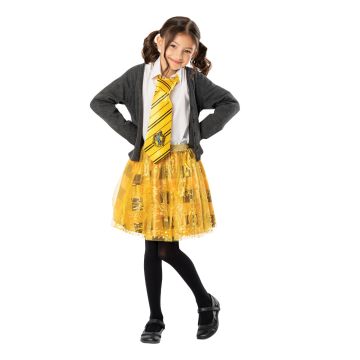 Kids Hufflepuff Tutu Skirt – Harry Potter Licensed Yellow & Black House Costume Accessory
