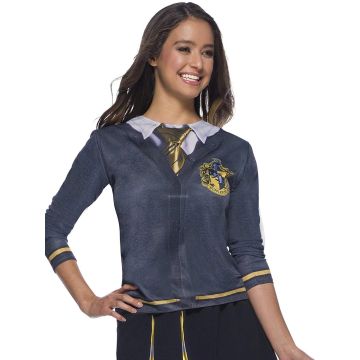 Adult Hufflepuff House Costume Top - Long Sleeve Hogwarts Cardigan Shirt