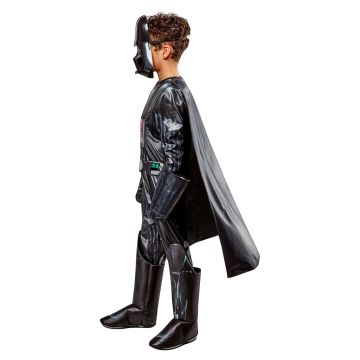 Kids Darth Vader Costume Premium - Star Wars Sith Lord Jumpsuit with Cape & Mask