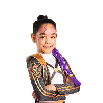 Kids K-Pop Demon Hunters Face Paint Set - 3 Purple & Pink Crayons