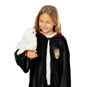 Kids Harry Potter Hedwig Plush Owl with Wrist Gauntlet Accessory