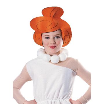 Girls Wilma Flintstone Costume - Child Stone Age Dress Set