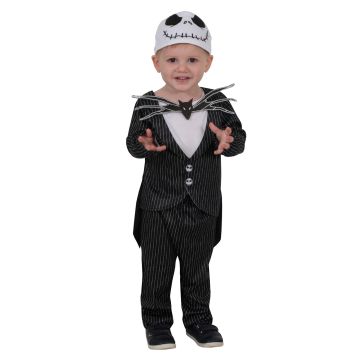 Toddler Jack Skellington Costume - Disney Nightmare Before Christmas Pinstripe Suit